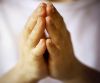 picture of hands folded in prayer